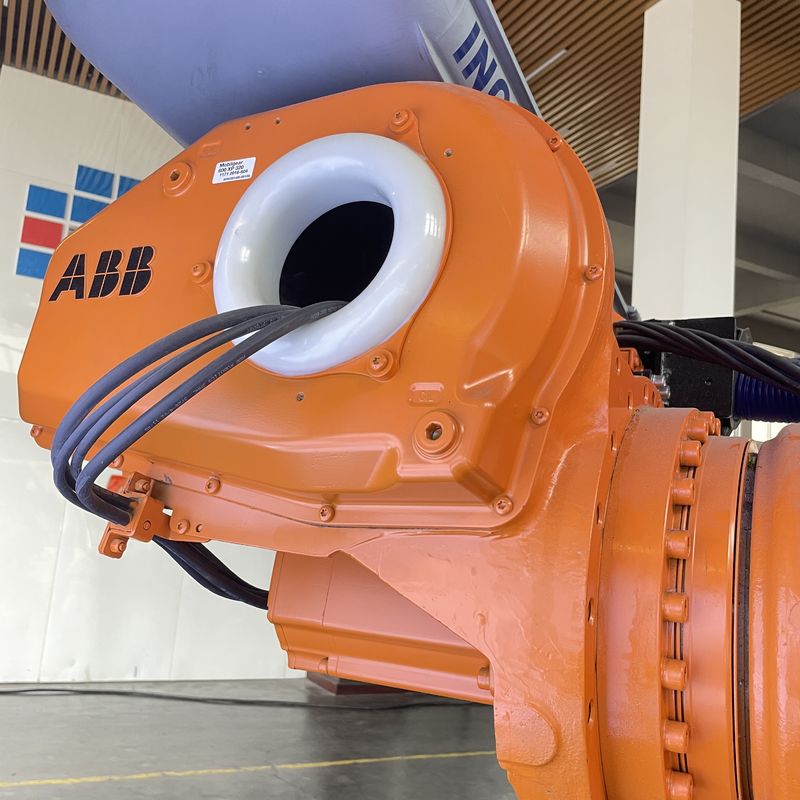 6 as Gebruikte ABB-Multifunctionele het Lassen Industriële Robot ABB6640-235/2.55 van de Robotsvlek