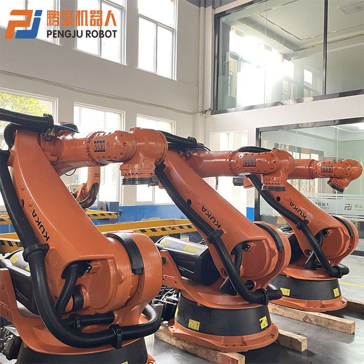 6 Gecontroleerde assen Palletizing Robot KR210 met Ethernet/IP Communicatie Protocol Gebruikte KUKA robot