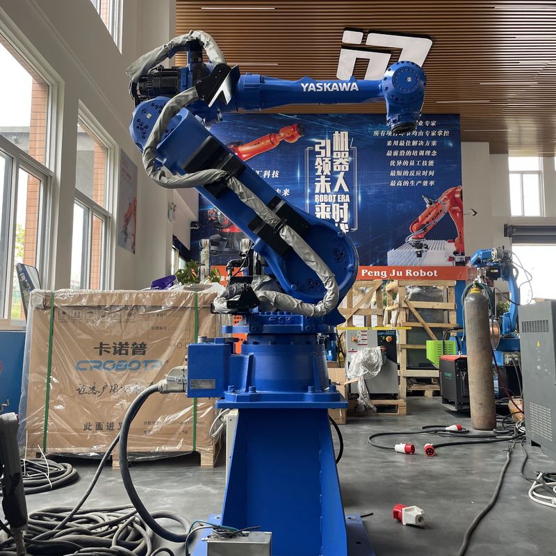 PC-programmering Gebruikte YASKAWA-robots met een laadvermogen van 50 kg Materiaalverwerking, Plasma snijden