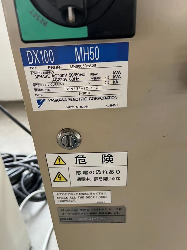 MH50 Gebruikte YASKAWA­robots ±0,07 mm Herhaalbaarheid voor het verwijderen en snijden van materiaal