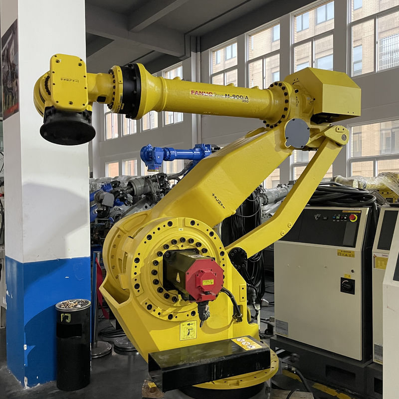Fanuc M-900iA 350 Gebruikte robots 6 assen 2655mm Reach R30iA Controller Perfect voor palletiseren en meer