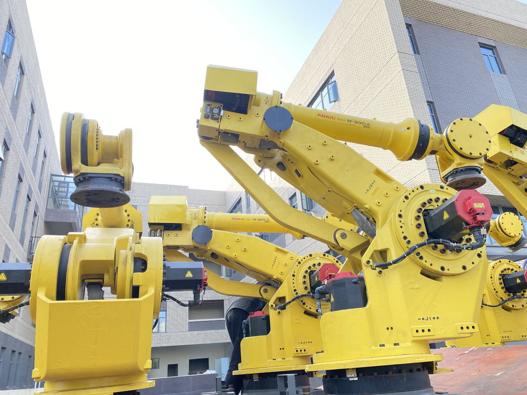 Fanuc M-900iA 350 Gebruikte robots 6 assen 2655mm Reach R30iA Controller Perfect voor palletiseren en meer