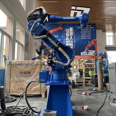 MH50 DX100 Gebruikte Yasakawa-robotarm gearticuleerd voor het verspreiden van coating en het snijden van glasvezel