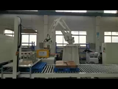Machinelading die Gebruikte ABB-Robots IRB6640-235/2.55 leegmaken