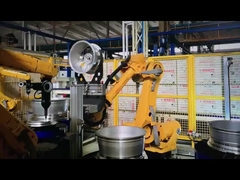 6 as Gebruikte ABB-Multifunctionele het Lassen Industriële Robot ABB6640-235/2.55 van de Robotsvlek